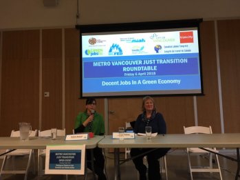 Just Transition Vancouver event 2018